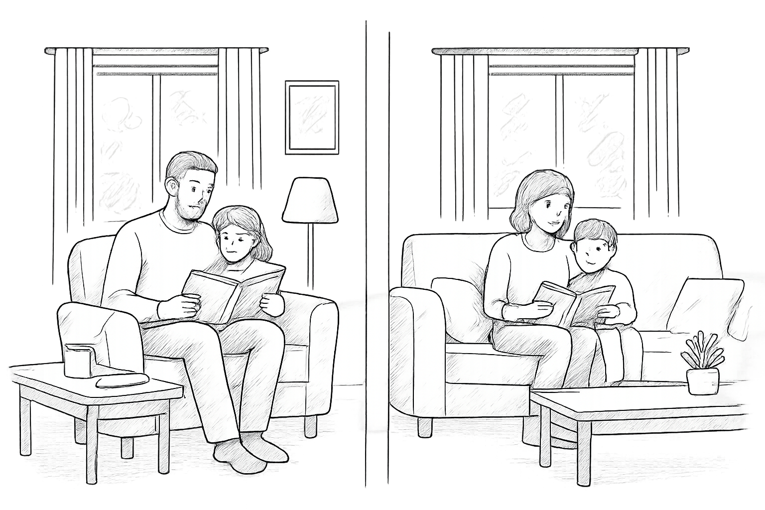 Familia mixta: viviendo separados