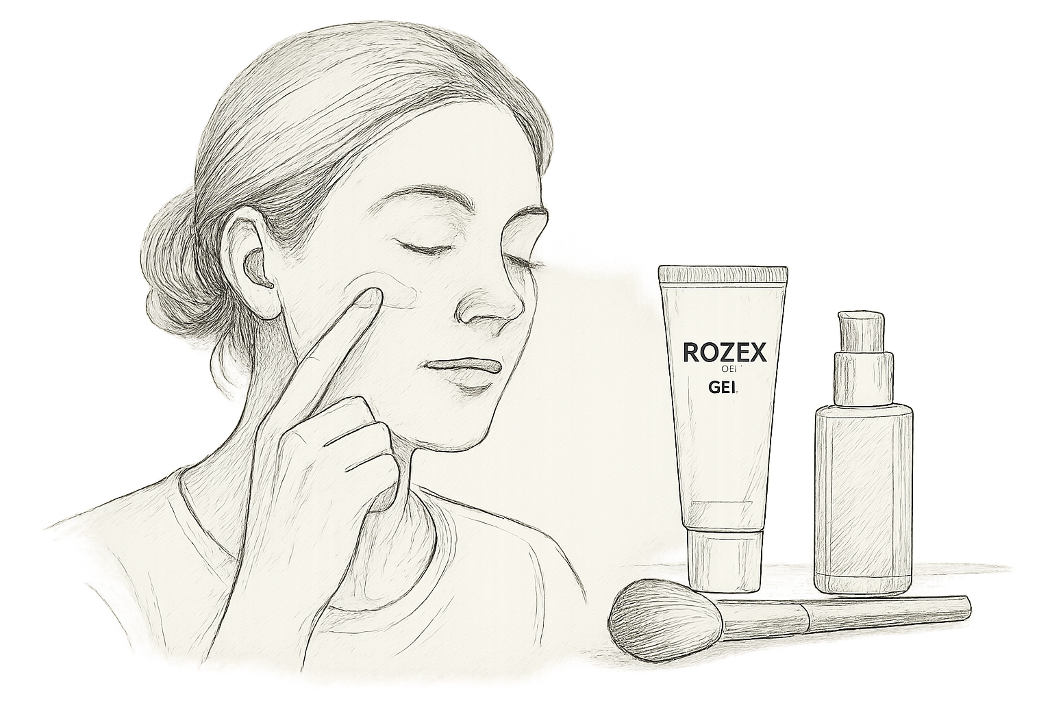 Rozex y maquillaje