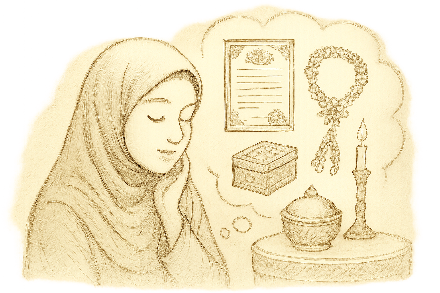 Soñar con los preparativos de la boda en el Islam