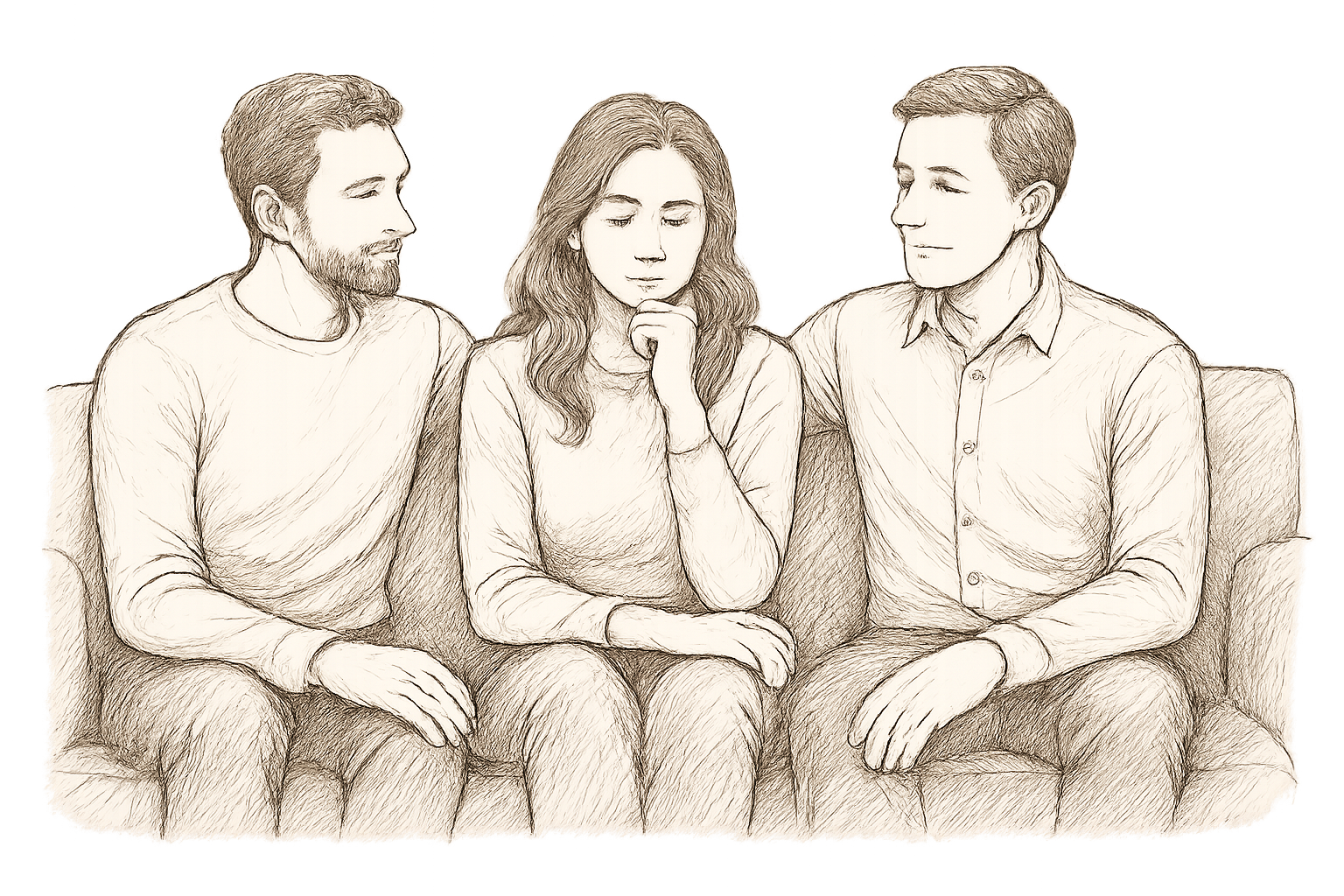 Testimonio sobre amar a dos hombres a la vez