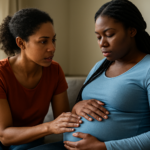 Angela Lewis: la actriz de Snowfall que defiende la salud materna de las mujeres negras