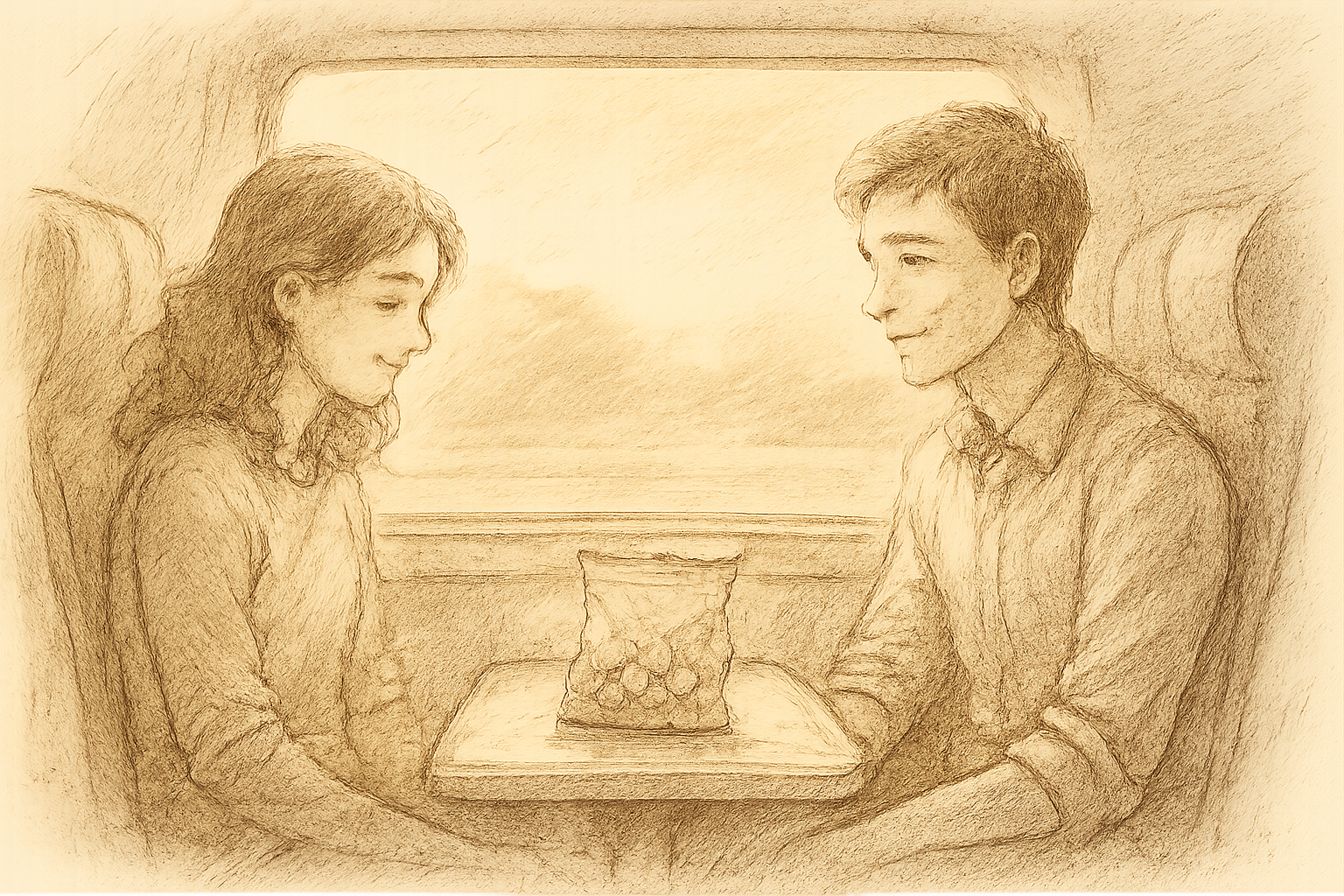 encuentro en el tren
