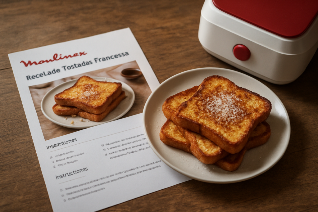 Receta de Tostadas Francesas Moulinex en PDF: Descarga la Guía Oficial Paso a Paso